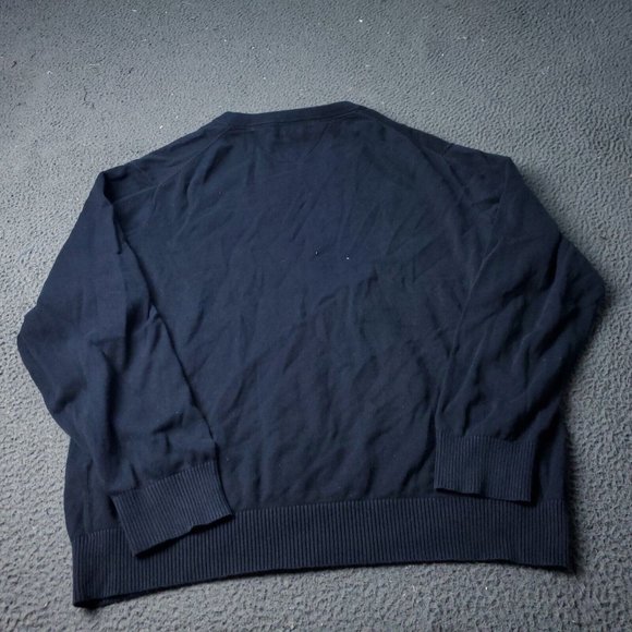 Tommy Hilfiger V Neck Sweater Mens XL Blue - Picture 4 of 12